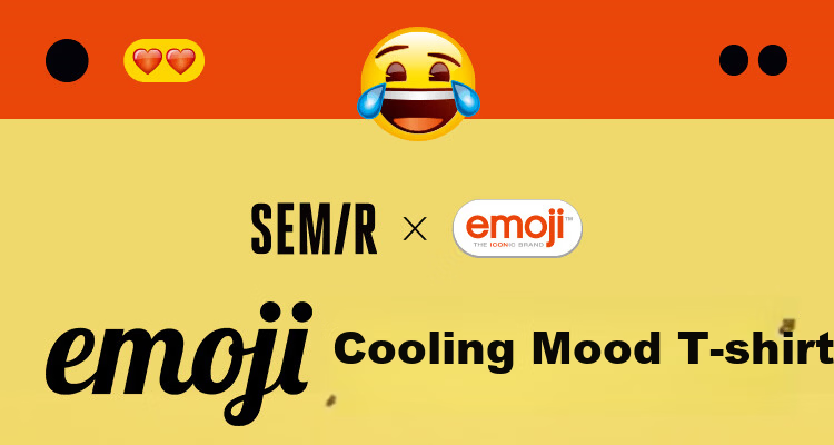 Semir Wang Anyu Mall Editionemoji™ Collaboration Men's Short Sleeve T-Shirt Summer 2026 Base Shirt 101326100208 2