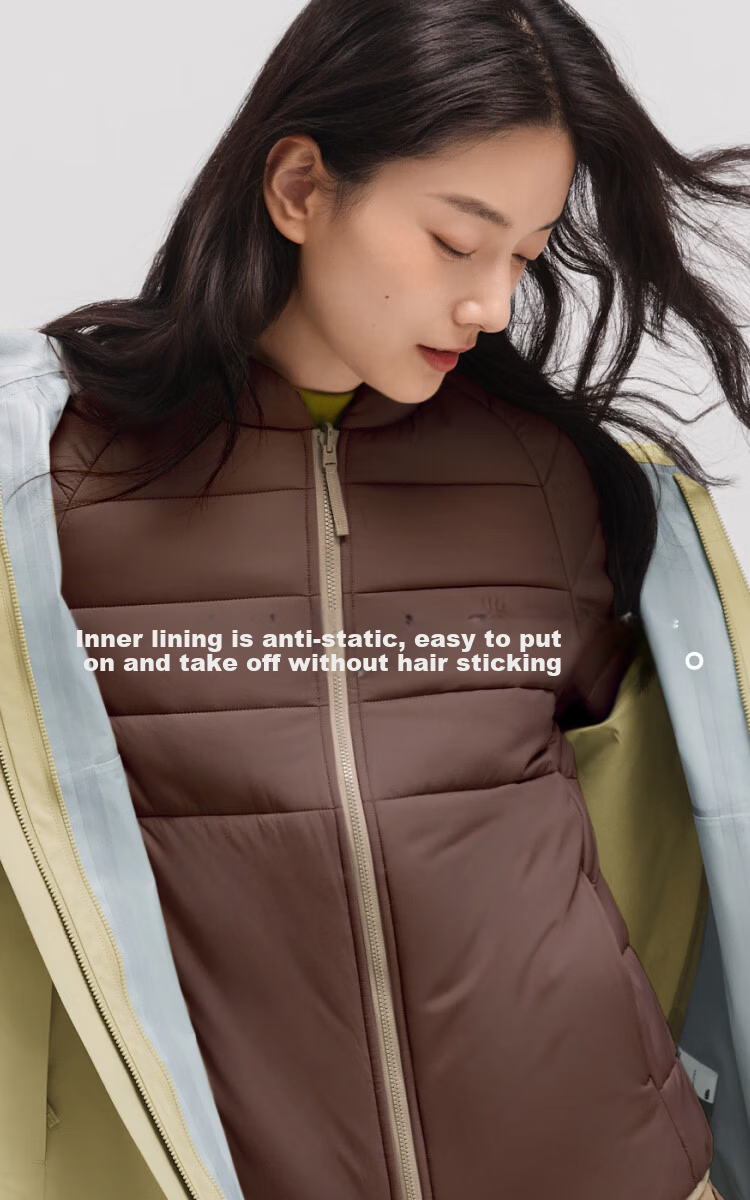 Beneunder Women's 3-in-1 Mountaineering Fleece Jacket Outdoor High Warmth LS101 Dusk Black M 20