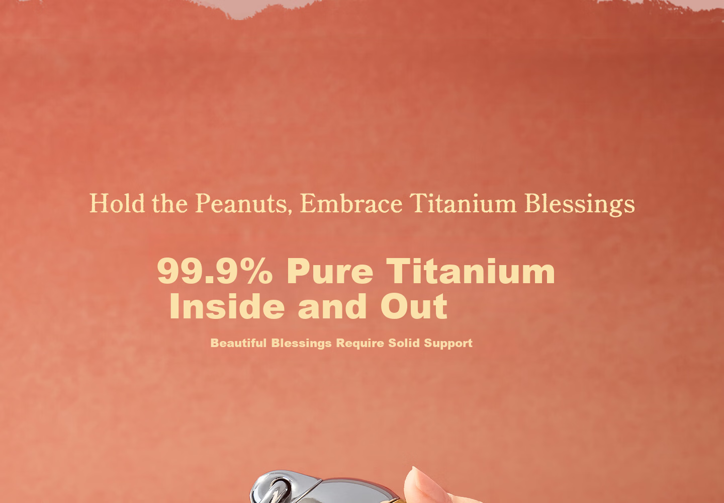 HOOMEY Mother's Day Gift Peanut Titanium Cup Pure Titanium Insulated Cup High-Value Girls Water Bottle Practical Birthday Gift 13