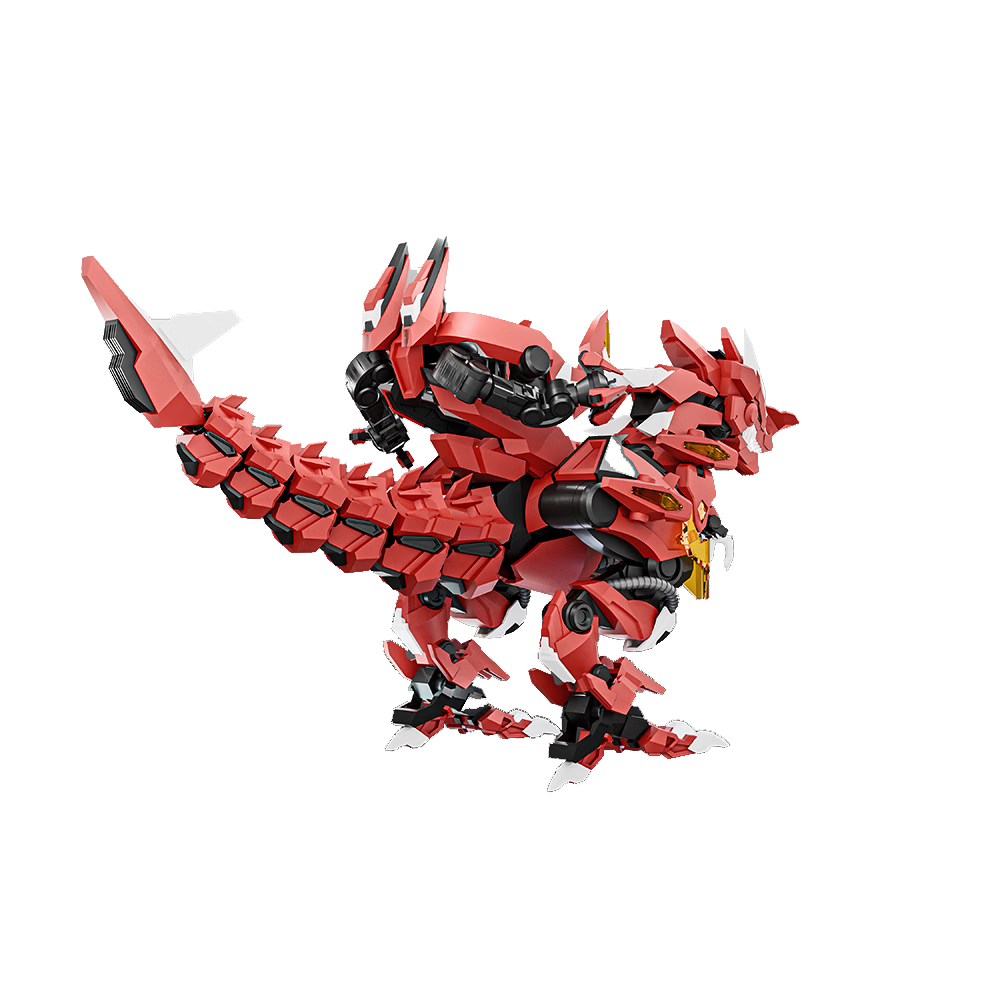 Xiwanshe Tyrannosaurus Feathered Dragon Dinosaur Ride National Creative Action Mecha Assembly Model Figure Ornament