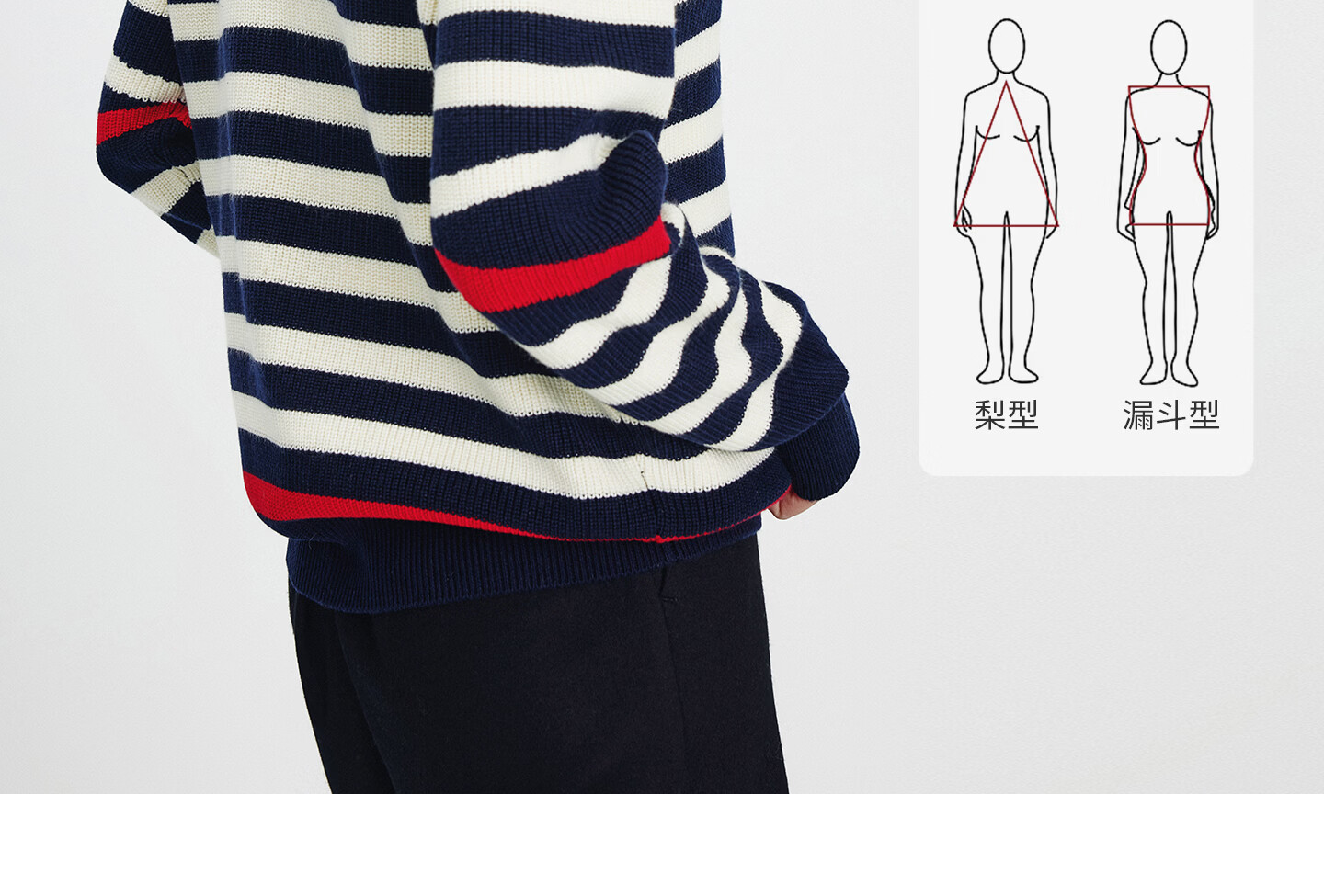 Navikail Italian Small Sailboat Women's 2025 New Striped Knit Loose Large Lapel Sweater 2334045506 7