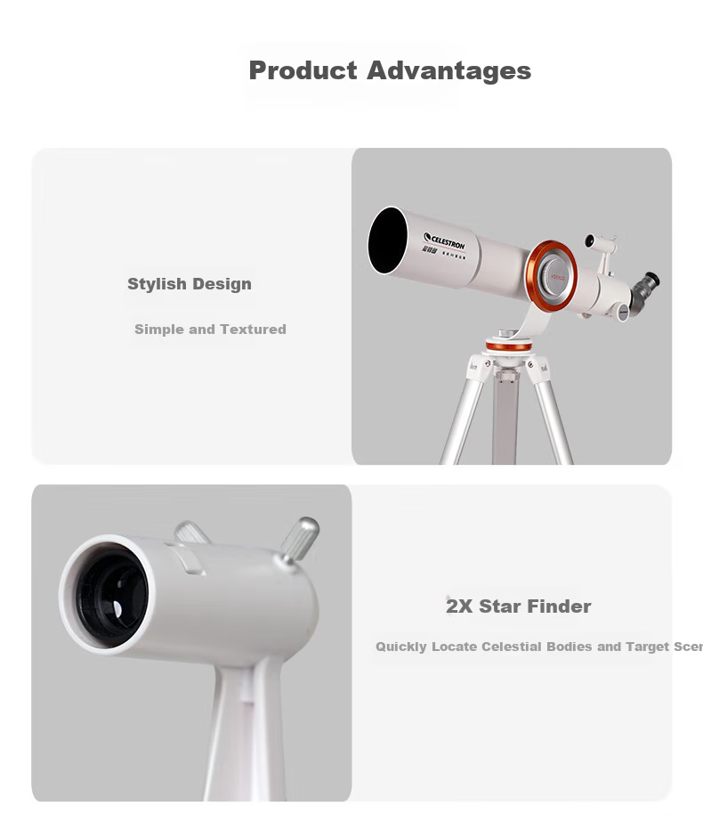 Xingtelang Star Journey 70AZ High-Definition High-Magnification Landscape Moon High Luxury Professional Astronomical Telescope, Student Science Education Gift 6