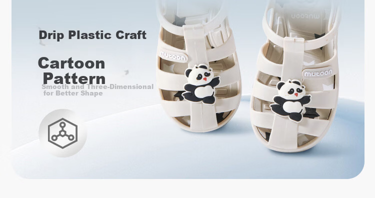 Mutong Kids Summer Comfortable Casual Boys Beach Sandals Soft Sole Roman Style Closed Toe Water Shoes Girls Taro Purple 155 5