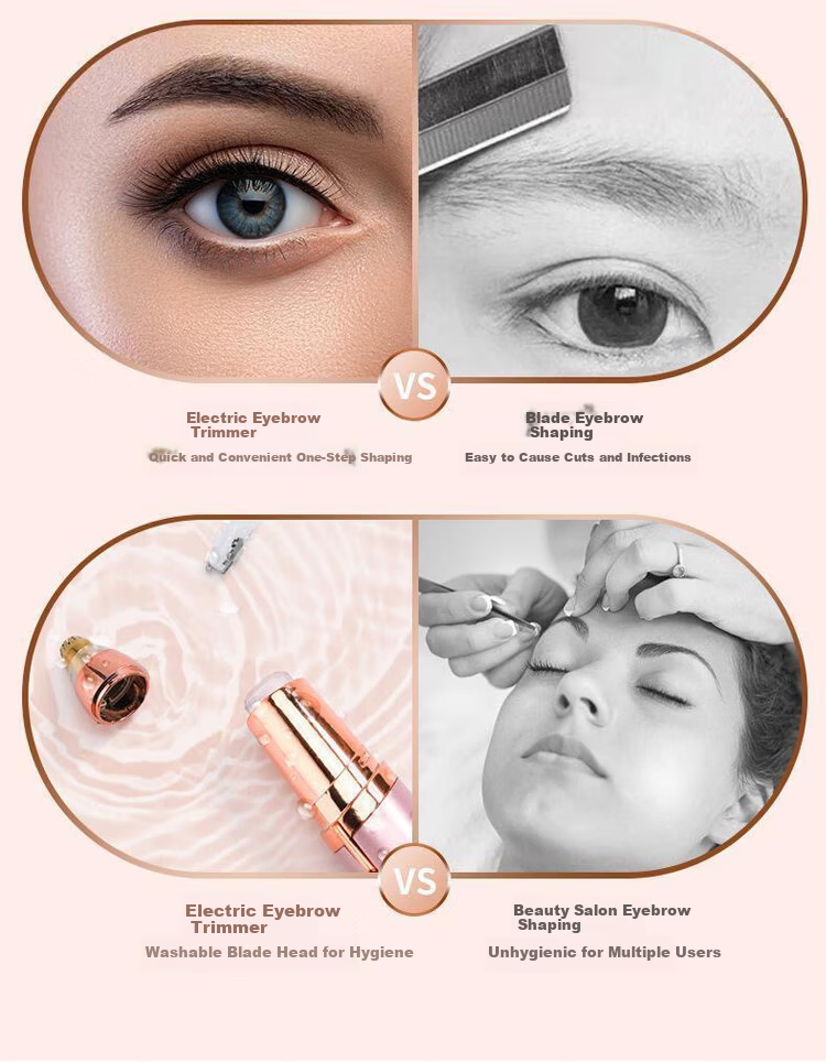 LiQing Double-Ended Eyebrow Brush and Eyelash Comb Spiral Brush Natural Eyelash Curling Portable Eyebrow and Eyelash Brush 3