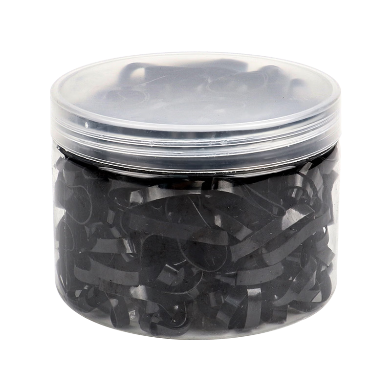 MEIFUYU Disposable Elastic Hair Ties 1000pcs (Thickened & Widened) High Elasticity Hair Bands WH7217