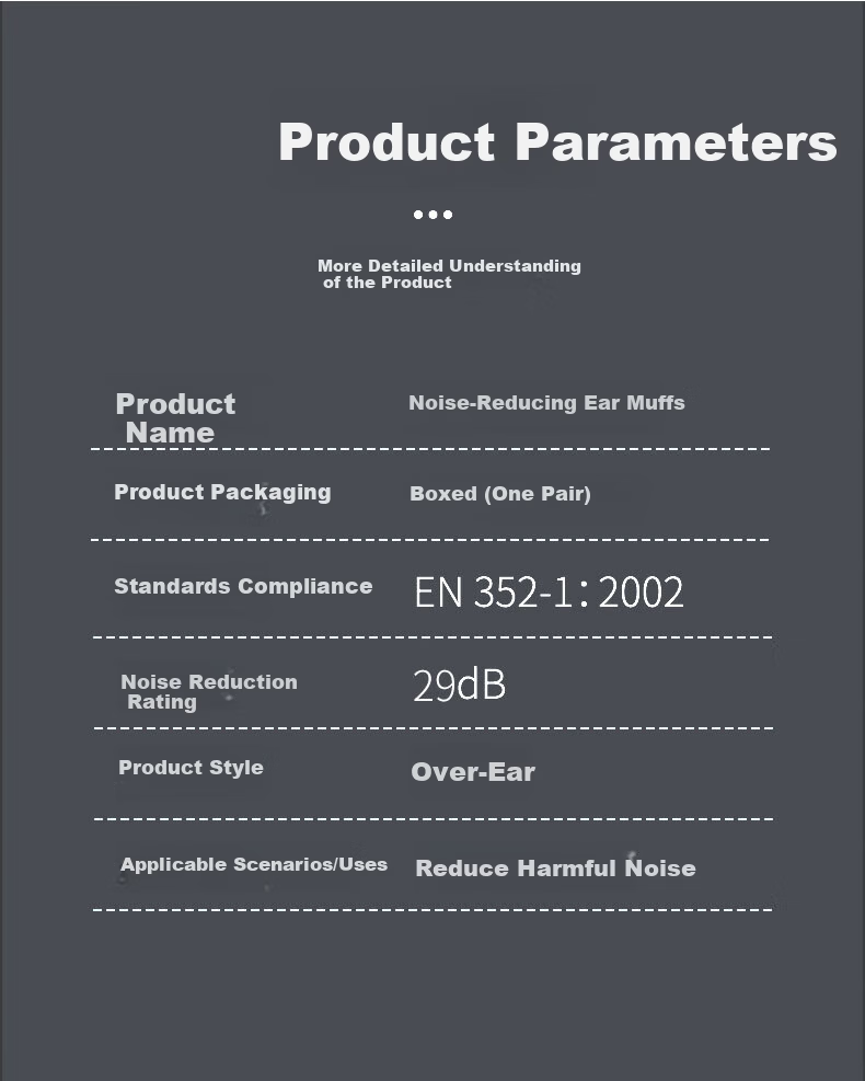 BDS Professional Noise Reduction Ear Muffs Industrial Grade Workshop Factory Noise Cancelling Headphones EM-5008 10