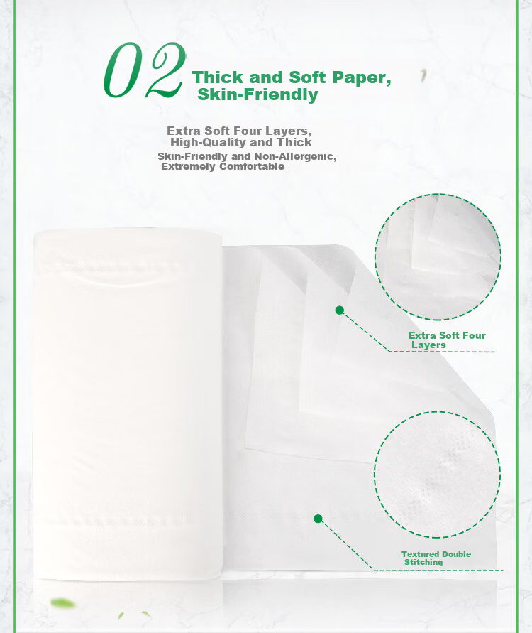 Mind Act Upon Mind Coreless Toilet Paper, Premium Series, 4-Ply, 100g, 10 Rolls, LR110 4