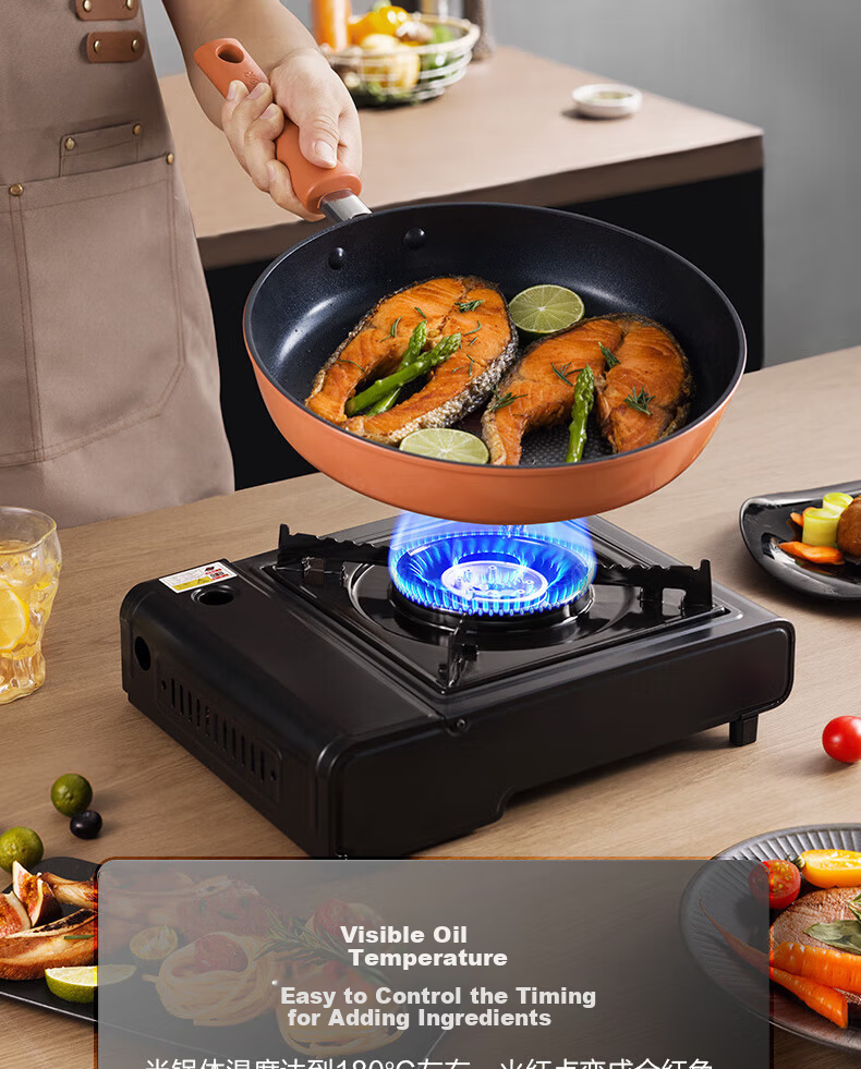 SUPOR Red Dot Oil-Gathering Non-Stick Frying Pan 26CM Gas Stove Compatible PJ26LX1 6