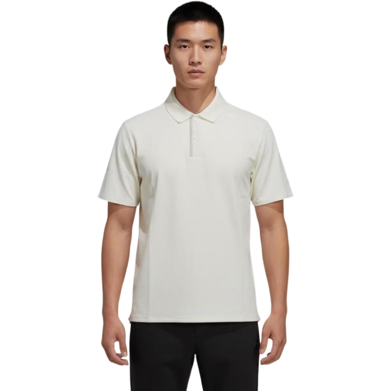 Adidas Sports Style Series Men's WUZONG LIANG PL Short Sleeve Polo KG0820 White XL