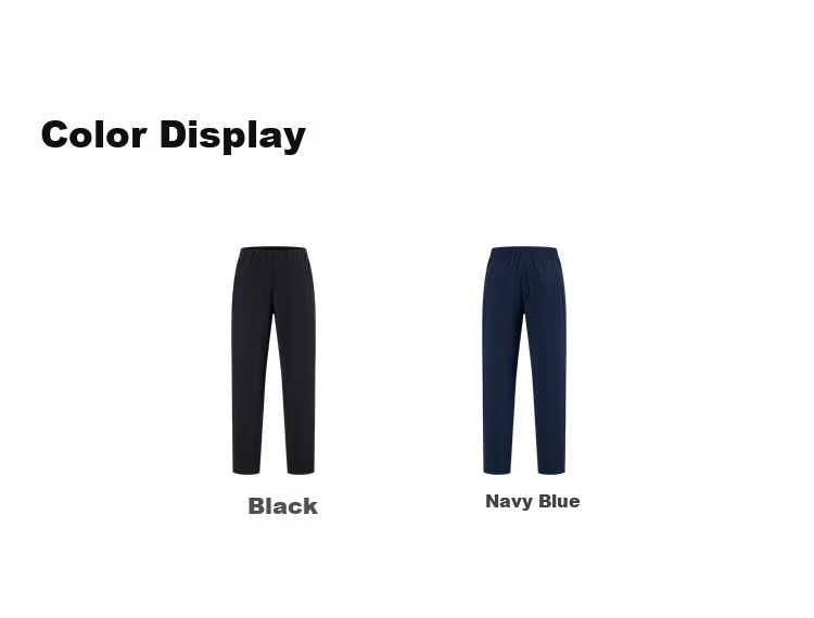 JD Jingzao Spring Summer Men's Cool Quick-Dry Sun Protection Casual Pants High Elasticity Work Pants Outdoor Hiking Sports Pants Navy Blue M 15