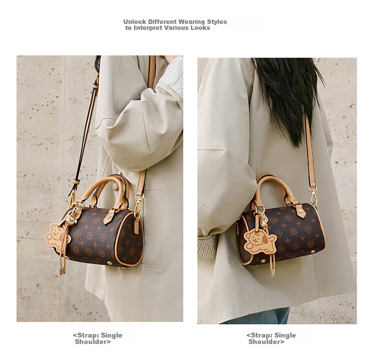 Aokang Women's Trendy Light Luxury Handbag Large Capacity Crossbody Shoulder Bag Birthday Gift for Girlfriend on Women's Day 5