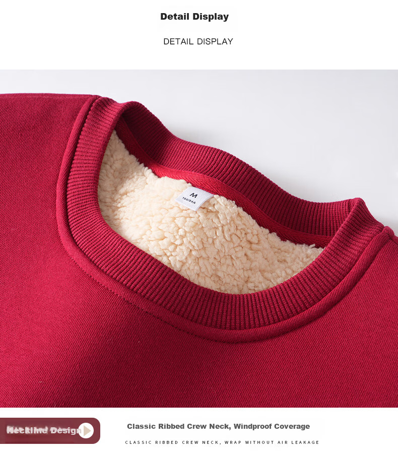 Baleno Women's Lamb Fleece Sweatshirt 2025 Autumn Winter New Korean Style Fleece Lined Thickened Long Sleeve Loose Hoodless Jacket 12