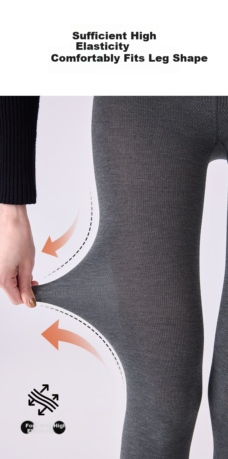 LangSha Women's Thermal Fleece Lined Leggings Autumn Winter Thickened Yoga Pants ZT9630 7
