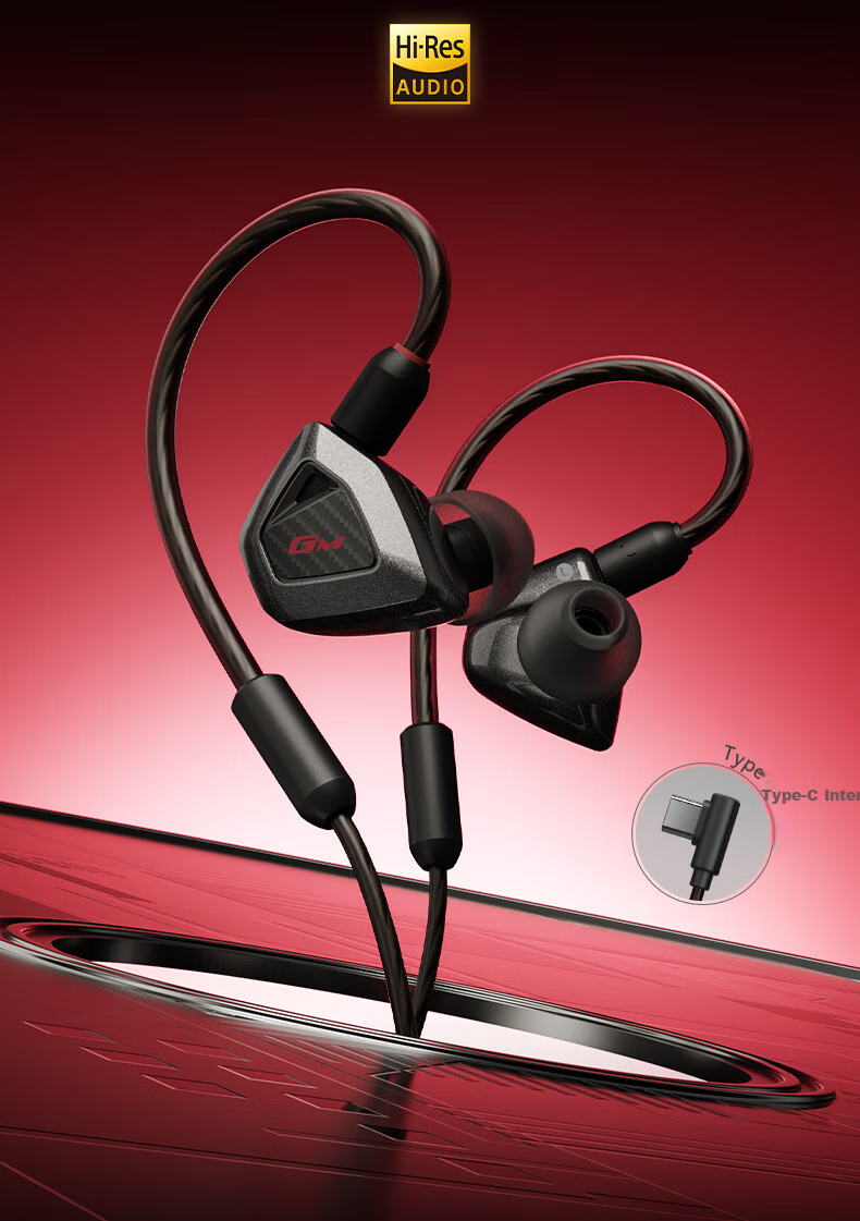EDIFIER HECATE Wired In-Ear HiFi Headphones, Audiophile-Grade Music Headset with Microphone, Single 3.5mm with Mic for Computer Gaming FPS PUBG, Delta Game Earbuds, Black 3
