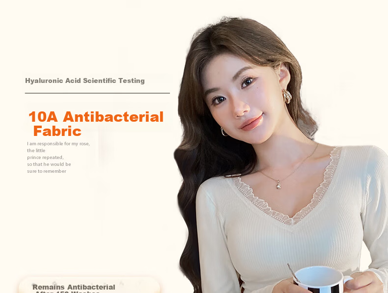 DUOQINGMAO Thermal Underwear 2025 Autumn Winter New Silk Cashmere 10A Antibacterial Slim Fit Waist Enhancing Champagne 2XL 25