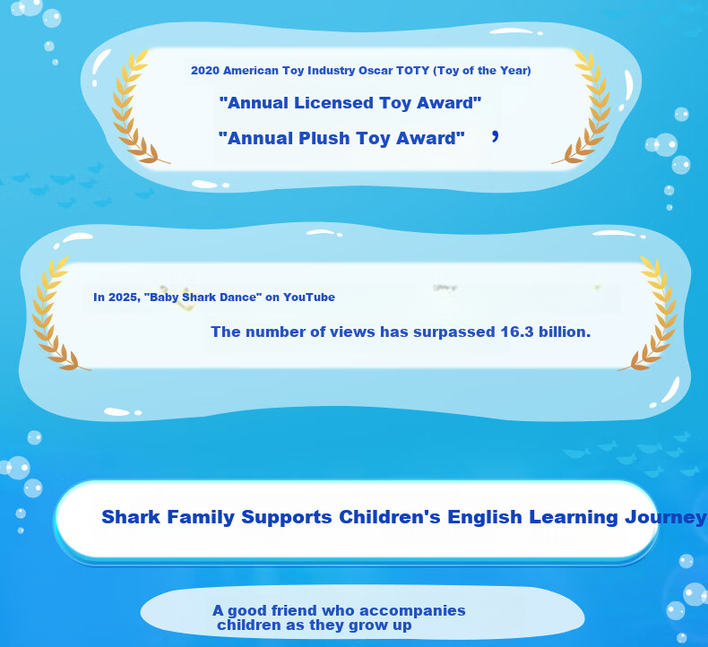 Haiyue Starry Sky Shark Baby 0-Basis English Enlightenment Sound Book Touch Early Education Audio Children's Educational Toy New Year Gift 8