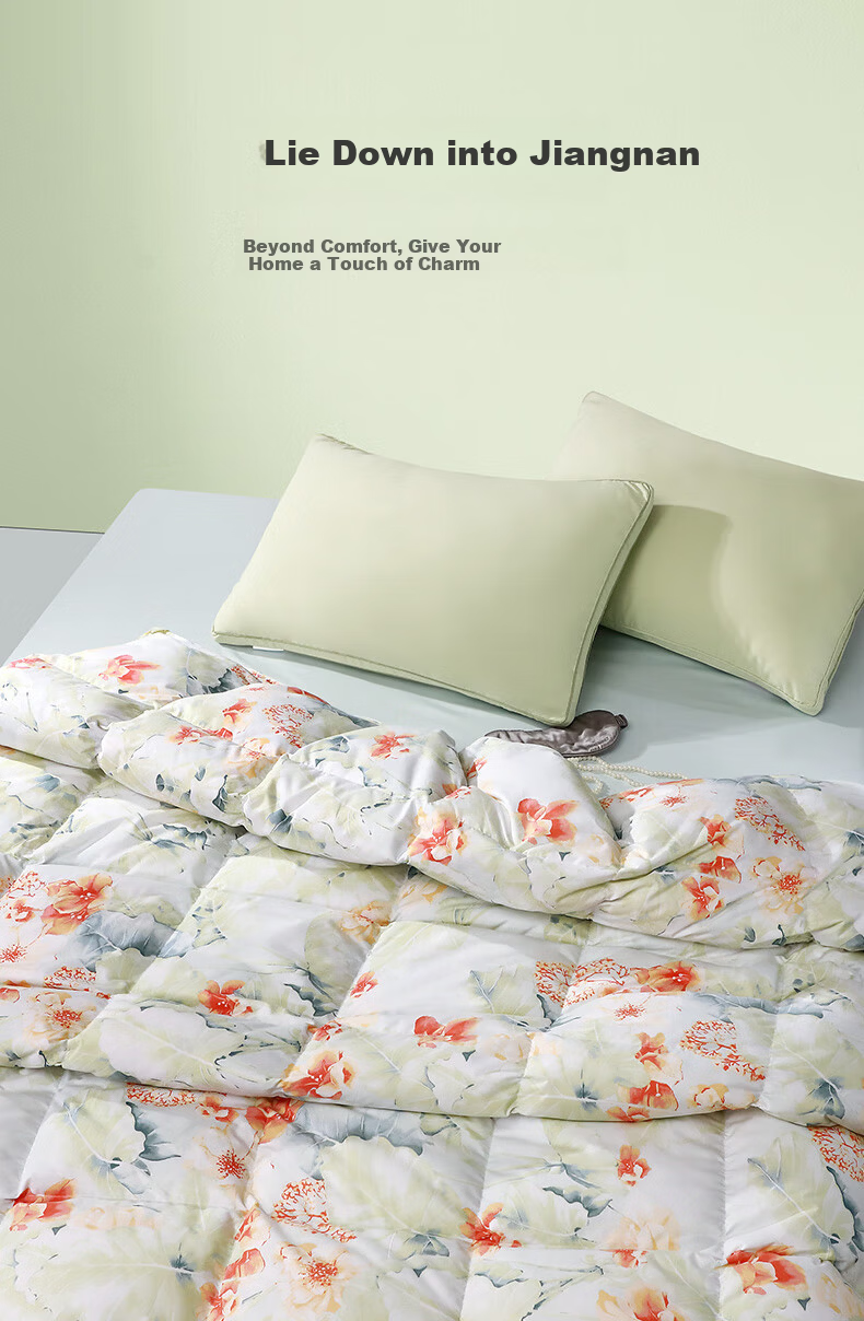 Fuanna Home Textiles 95% White Goose Down Quilt Summer Quilt Approx. 2.5 Jin 203*229cm 8