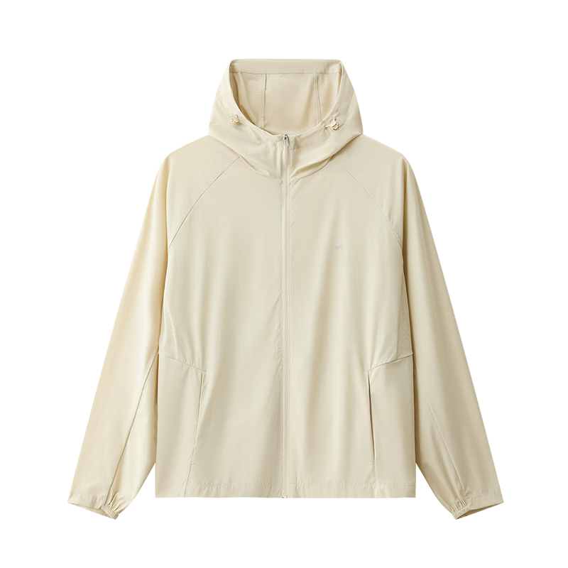 VVC Men's Summer Outdoor Ice Cooling Lightweight Breathable UV Protection Sun Protection Jacket Almond Beige XL