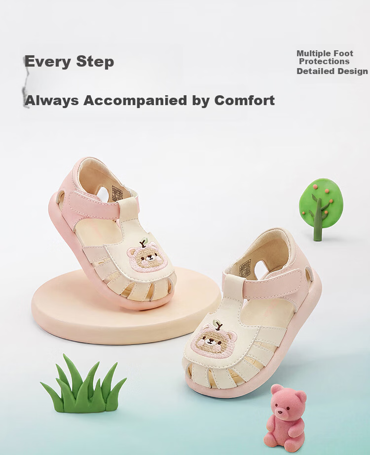 Balabala [balaOne] Kids Toddler Shoes Girls Sandals 2026 Summer New Fashion Princess Shoes 3