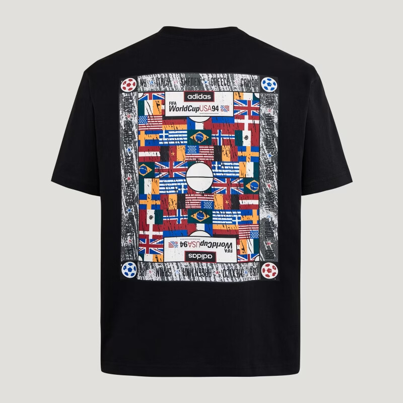 Adidas Originals Men's FLAG GFX SS T-Shirt KG6338 Black L 3