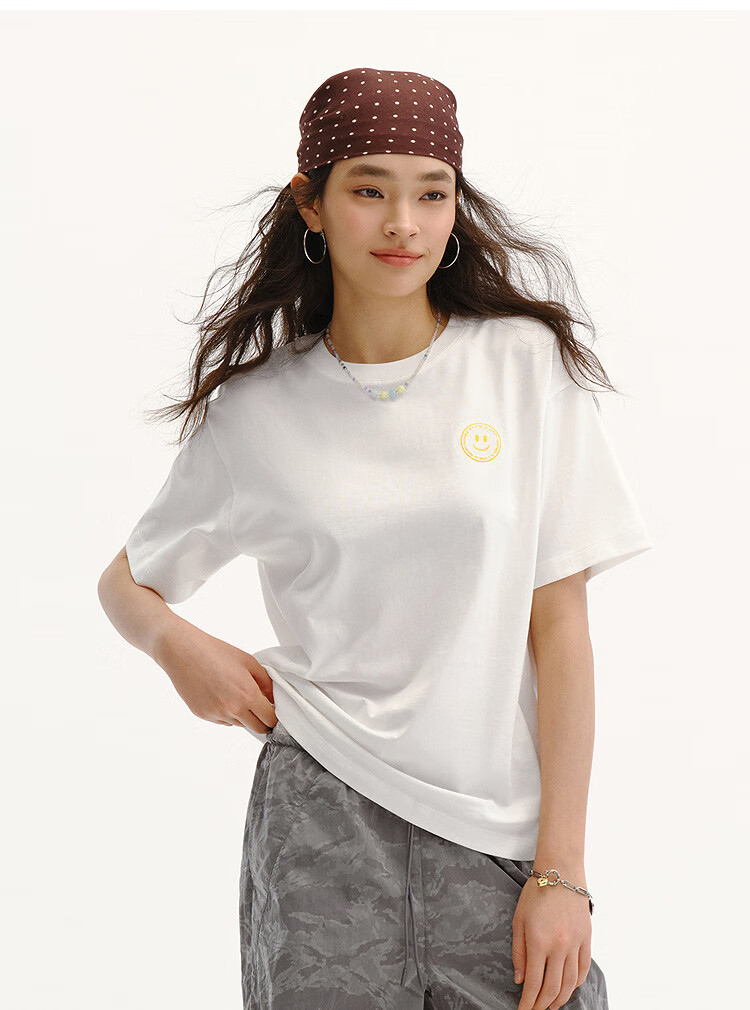 Semir Mall Edition | emoji™ Collaboration Series Women's Summer Printed Short Sleeve T-Shirt 2026 Clothing 101326100023 19