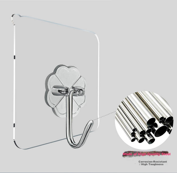 FK Invisible Hooks Wall Mounting Kit No Drilling Required Heavy Duty Load-Bearing Hooks for Pictures, Frames, Wedding Photos, 40-Piece Set 14