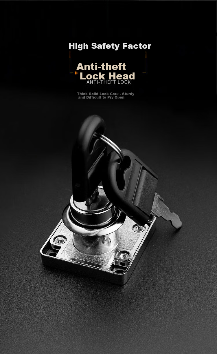 Auburn Drawer Lock File Cabinet Lock Wardrobe Drawer Office Desk Lock Cabinet Door Lock 138-22MM 7