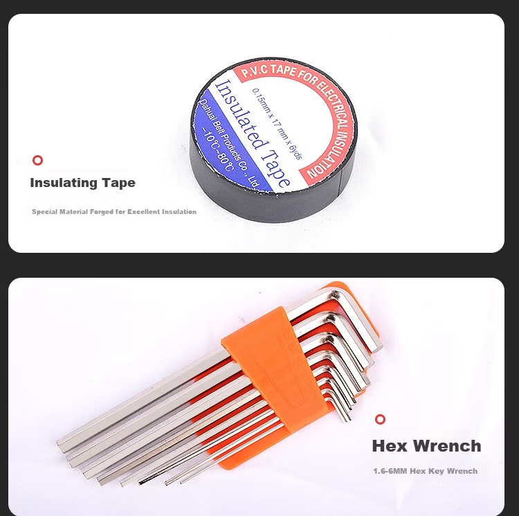 No.1 Factory 100-Piece Hardware Household Toolbox Set Full Home Manual Multifunctional Repair Tool Kit 9
