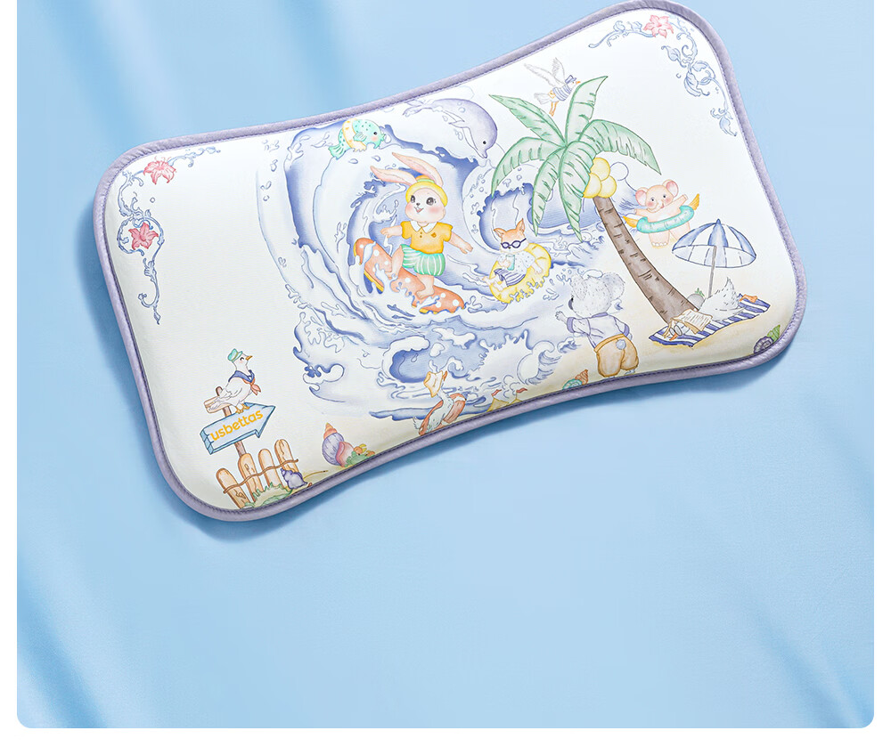 Betis Baby Pillow 0-6 Years Old Children's Pillow Cloud Slice Pillow Summer Breathable Baby Cooling Pillow Newborn Pillow Summer Party 31