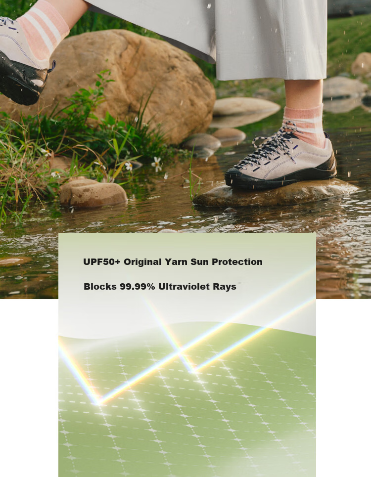 Beneunder Water-Repellent Wide-Leg Casual Pants for Women, Draped Loose Fit Sun-Protective Breathable Sports Trousers WR881 15