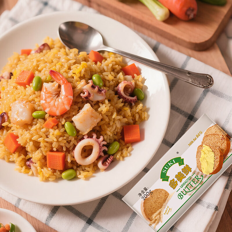 多美鲜（SUKI）乌拉圭进口 天然动物黄油 原味200g 冷藏 烘焙 煎牛排 面包 饼干