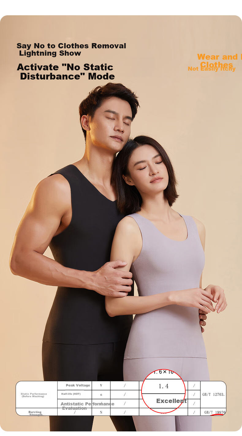 Langsha Men's Thermal Vest 90% White Duck Down Filled 10A Antibacterial Camellia Oil Cold-Resistant Heating Base Layer Winter Vest 15