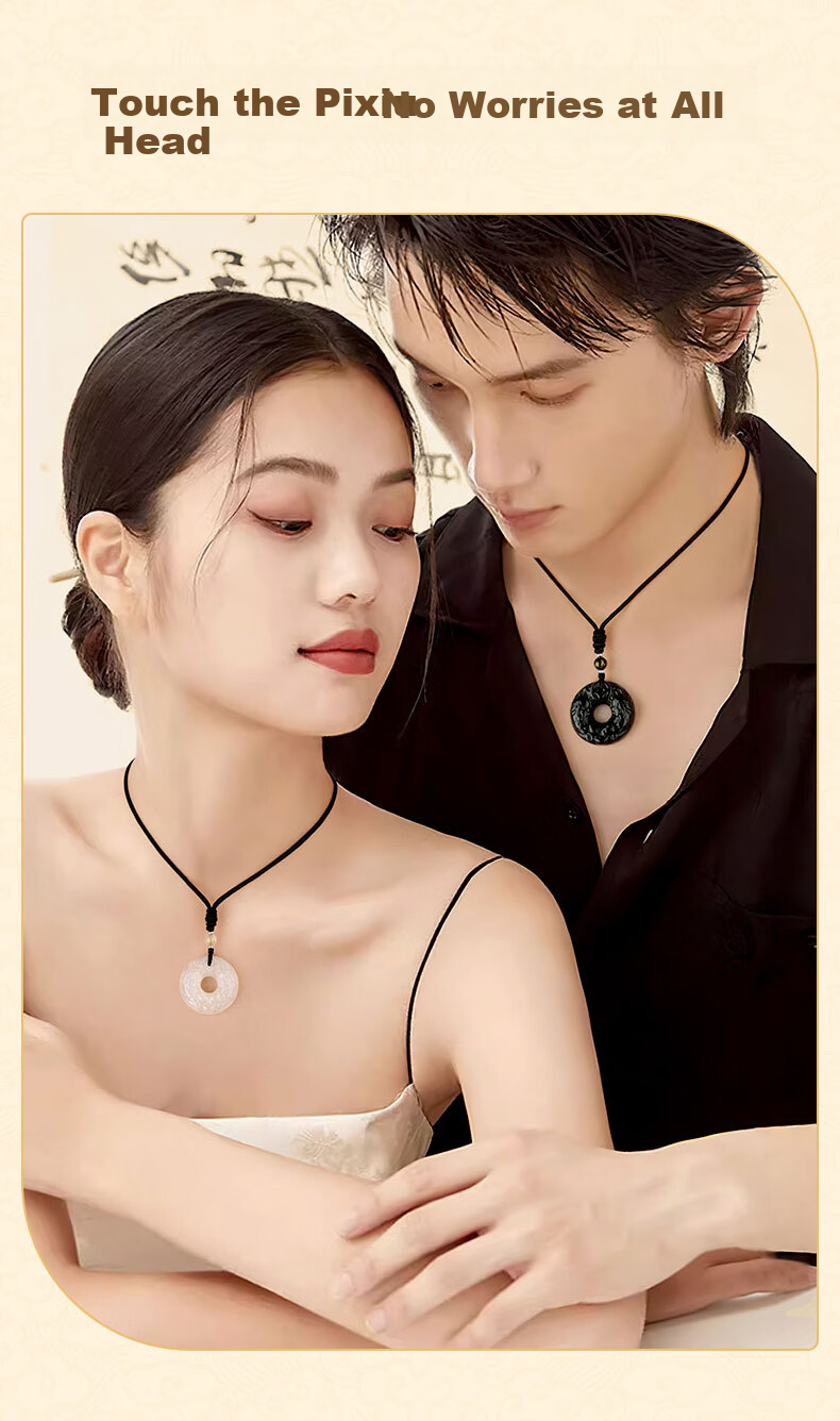 Yangchuang Fashion Silver Necklace Women 2026 New Pixiu Safety Buckle Jade Pendant Birthday Gift for Girlfriend Wife 2