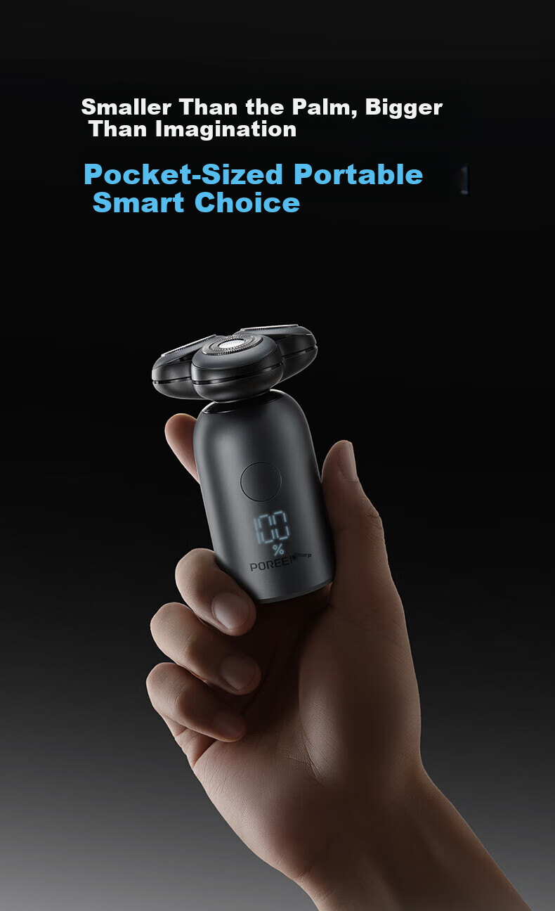 FLYCO Borui Series Electric Shaver Men's Portable Rotary Waterproof Fast Charging Digital Display Gift for Husband Boyfriend P16 4