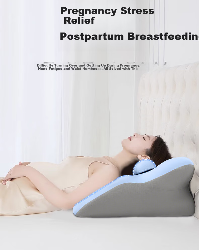 Mi Xiaoshu Bed Headrest Lumbar Pillow Bed Lounging Cushion Large Backrest Comfortable Pressure-Relief Lumbar Support Pillow 16