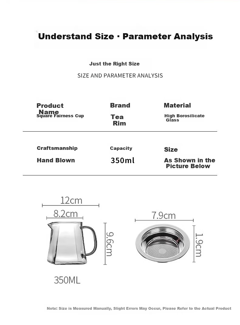 Glass Fair Cup with Tea Strainer Filter Gongdao Cup Tea Set Accessory Kung Fu Tea Cup 11