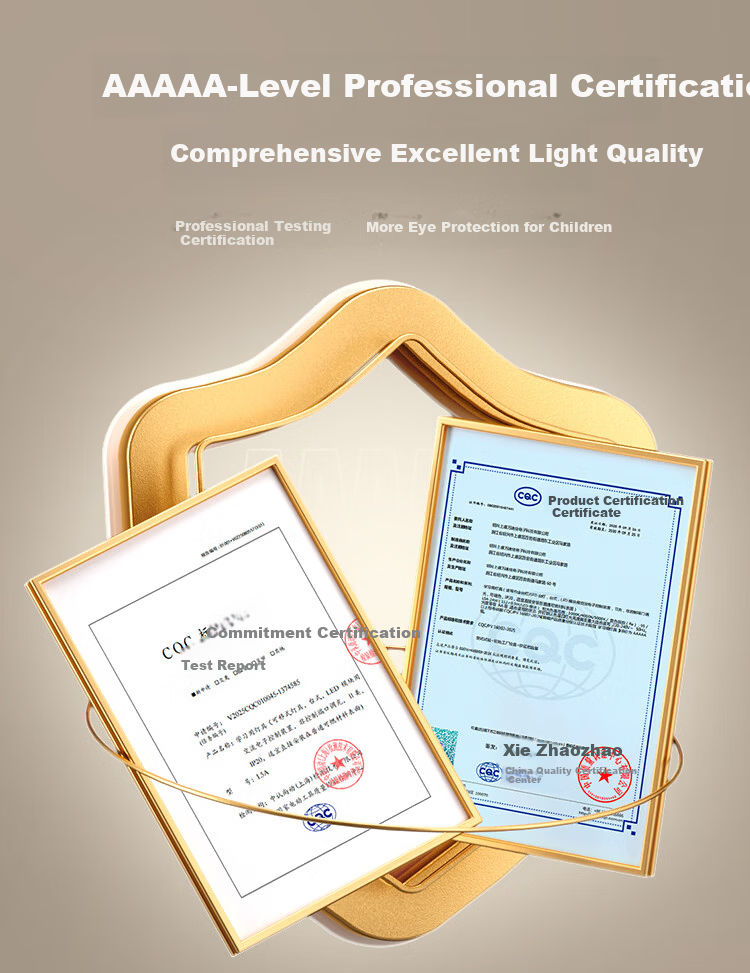 Haishibao National 5A Grade Eye Protection Study Desk Lamp Children's Student Blue Light Blocking Full Spectrum Dormitory Bedside Night Light L7A 2