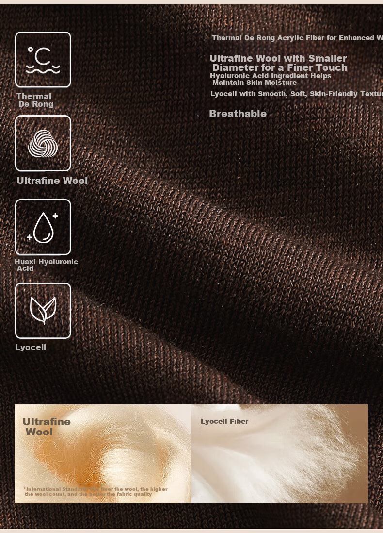 Miiowren [German Velvet Wool] Women's Turtleneck Base Layer Spring Warm Knit Sweater Long Sleeve Inner T-Shirt Top 21
