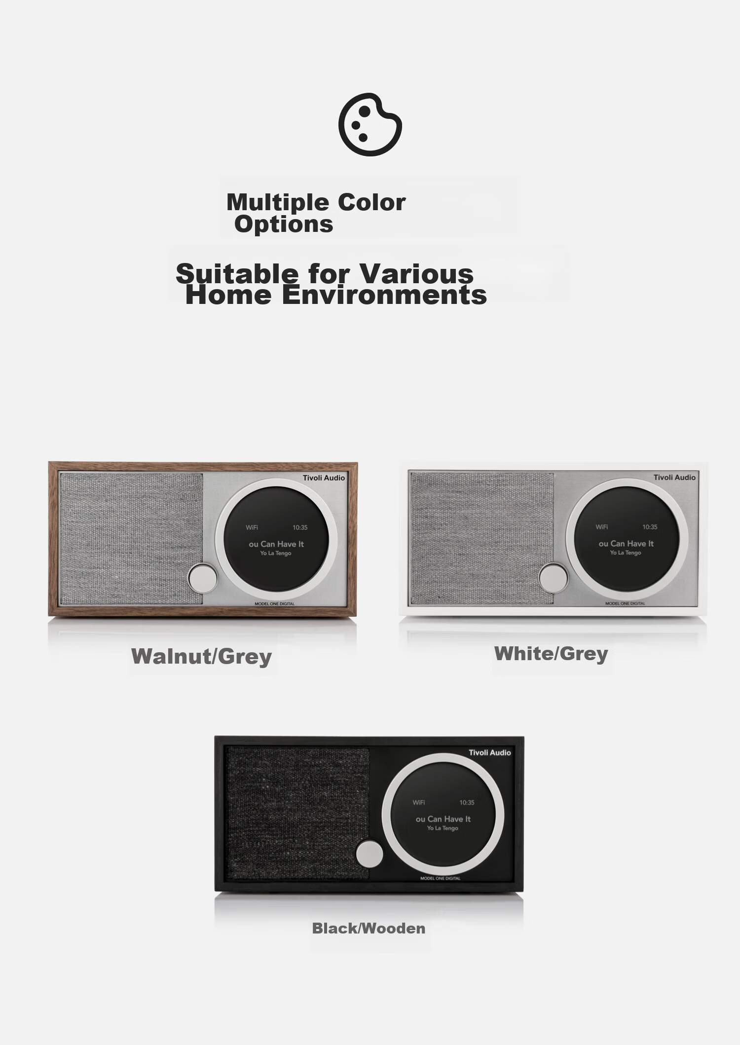 Tivoli Audio M1D2 Stylish Wooden Retro Home Speaker, WiFi Speaker, Bluetooth Speaker, Home Theater Sound System, Birthday Gift 14