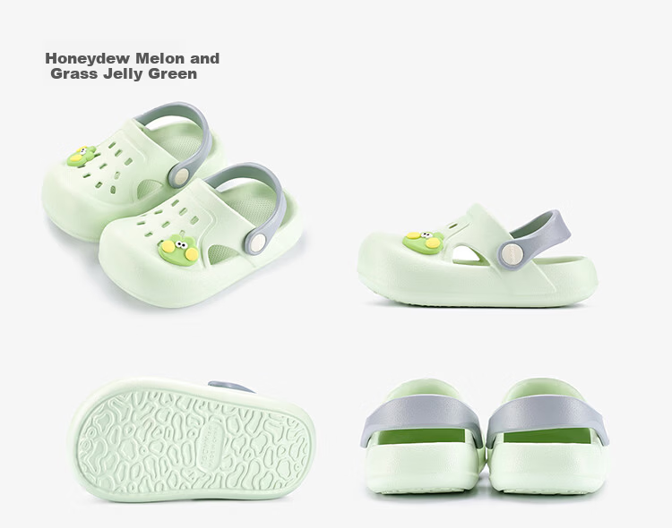 Balabala Boys' Summer Hollow-out Shoes Girls' Soft Sole Slippers Children's Indoor Slippers Toddler Beach Shoes Outdoor Wear 12
