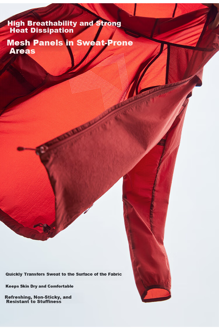 Pioneer Camp Suzaku Men's Summer Outdoor Lightweight Sun Protection Jacket Loose Hooded Coat UV Protection UPF50+ 4