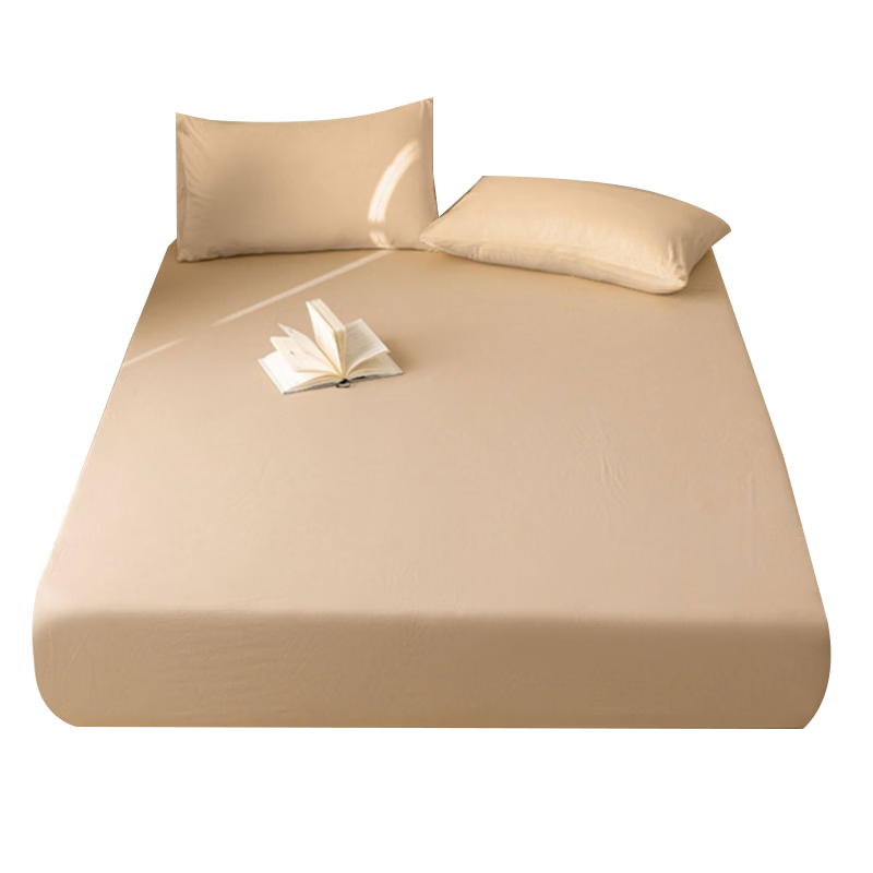 Nanjiren Fitted Sheet Single Piece Full Coverage Mattress Protector Non-Slip Dustproof Bed Cover 180*200cm