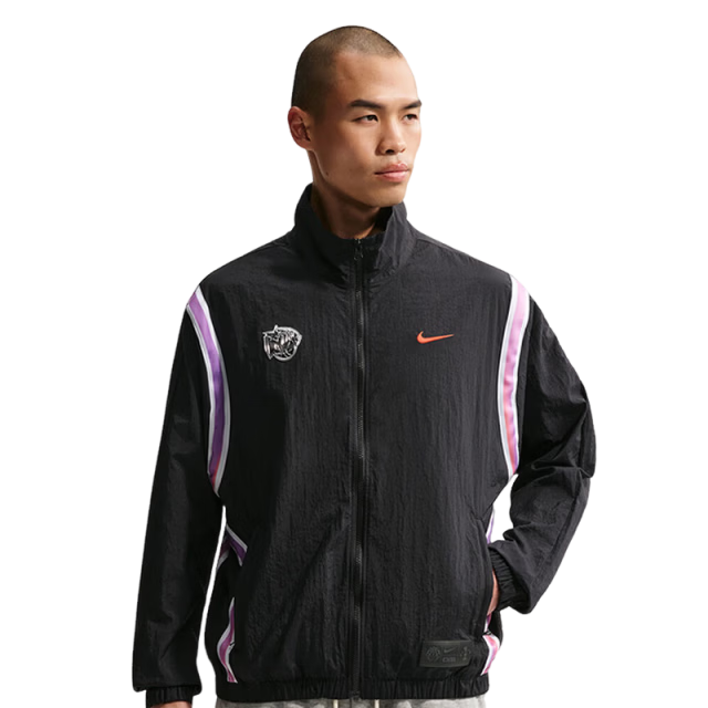NIKE Slim-Fit Stand Collar Women's Long-Sleeve Jacket, Sports Casual IB1999-010 Black M