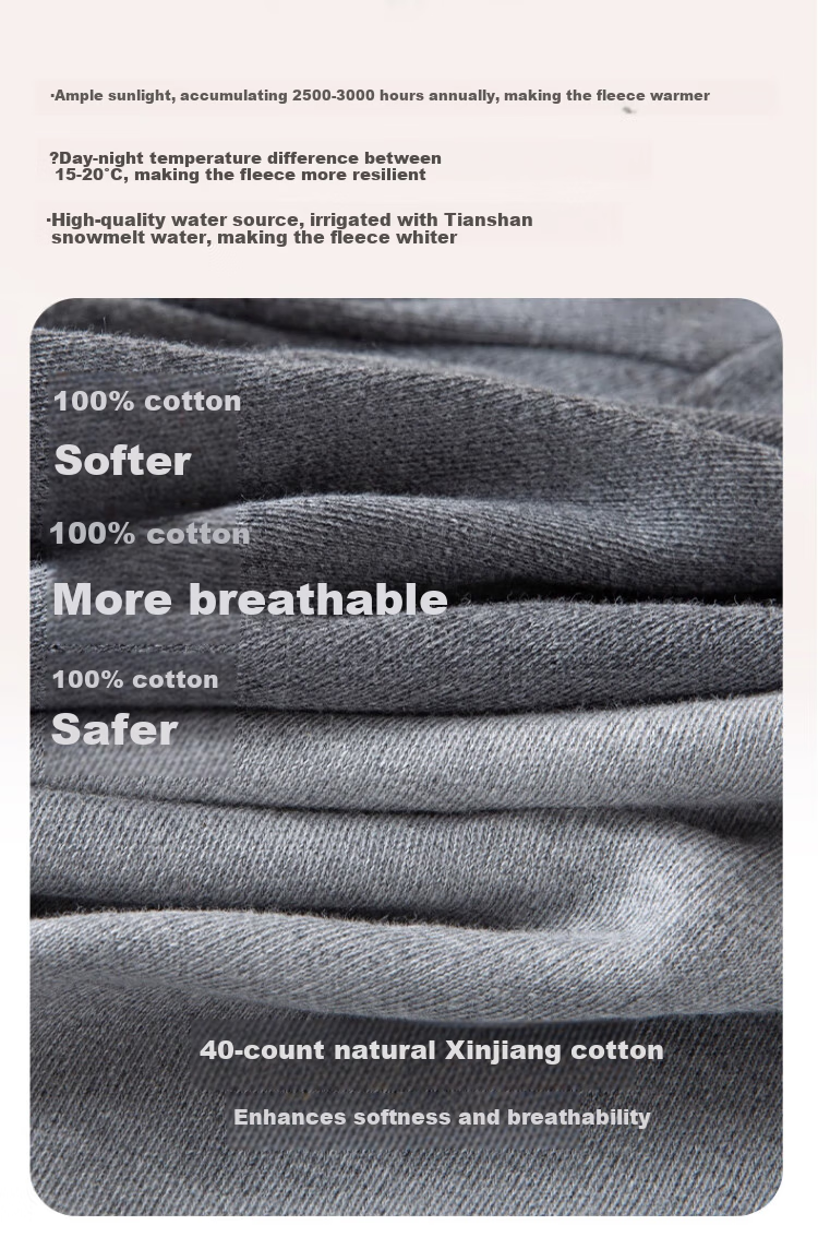 Caiyue Middle-aged and Elderly Men's Cardigan Dad Warm Underwear 100% Cotton 10A Antibacterial Elderly Autumn Shirt and Pants Set 4