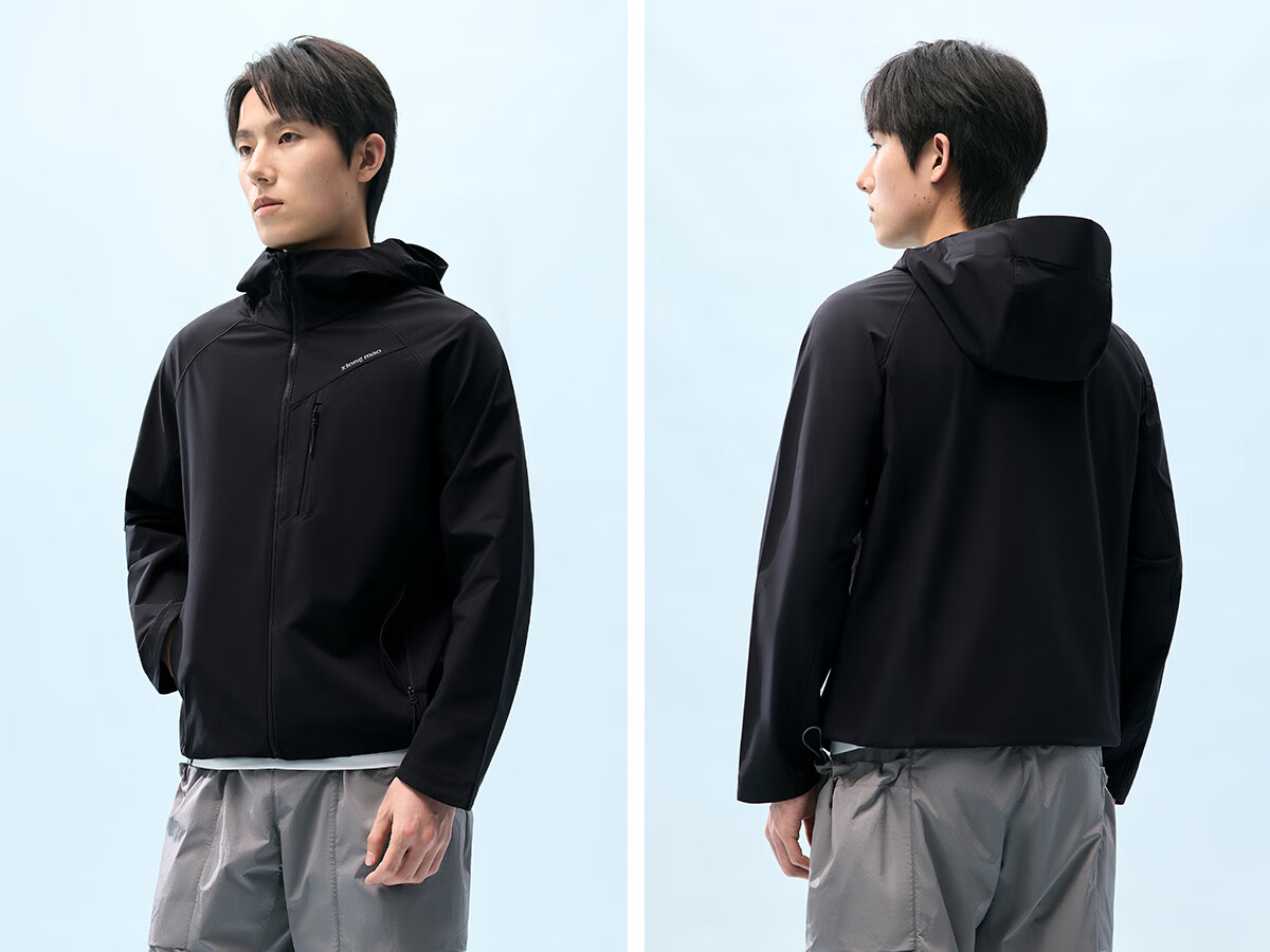 Xiongmao Liu Yifei Same Style [Wanye Soft] Hooded Soft Shell Jacket, Water-Repellent, Windproof, Slim-Fit Coat for Women 1176 45