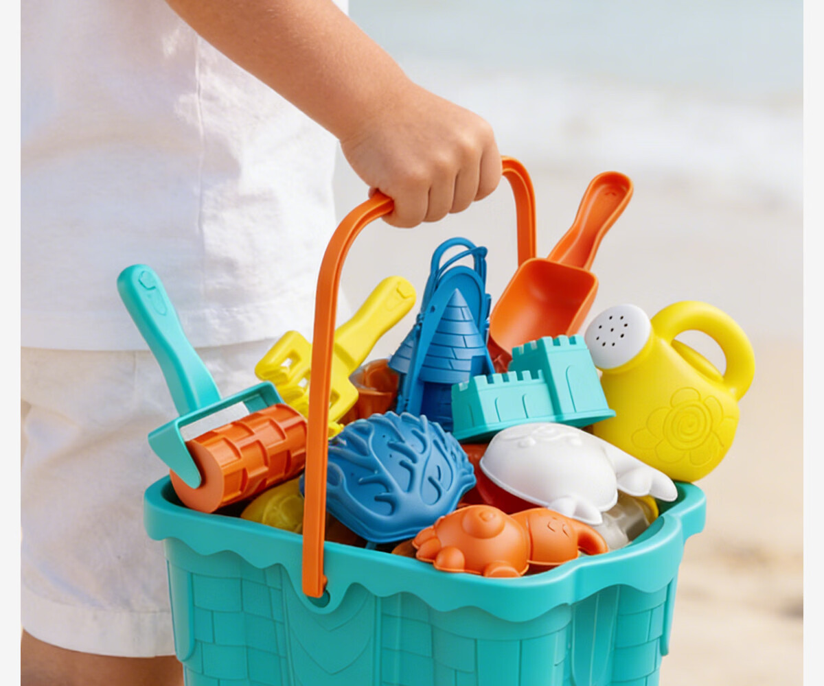 Dimanqi Children's Beach Toy Sand Shovel and Digging Tools 20-Piece Set Baby Sand Play Water Toy Birthday Gift 8