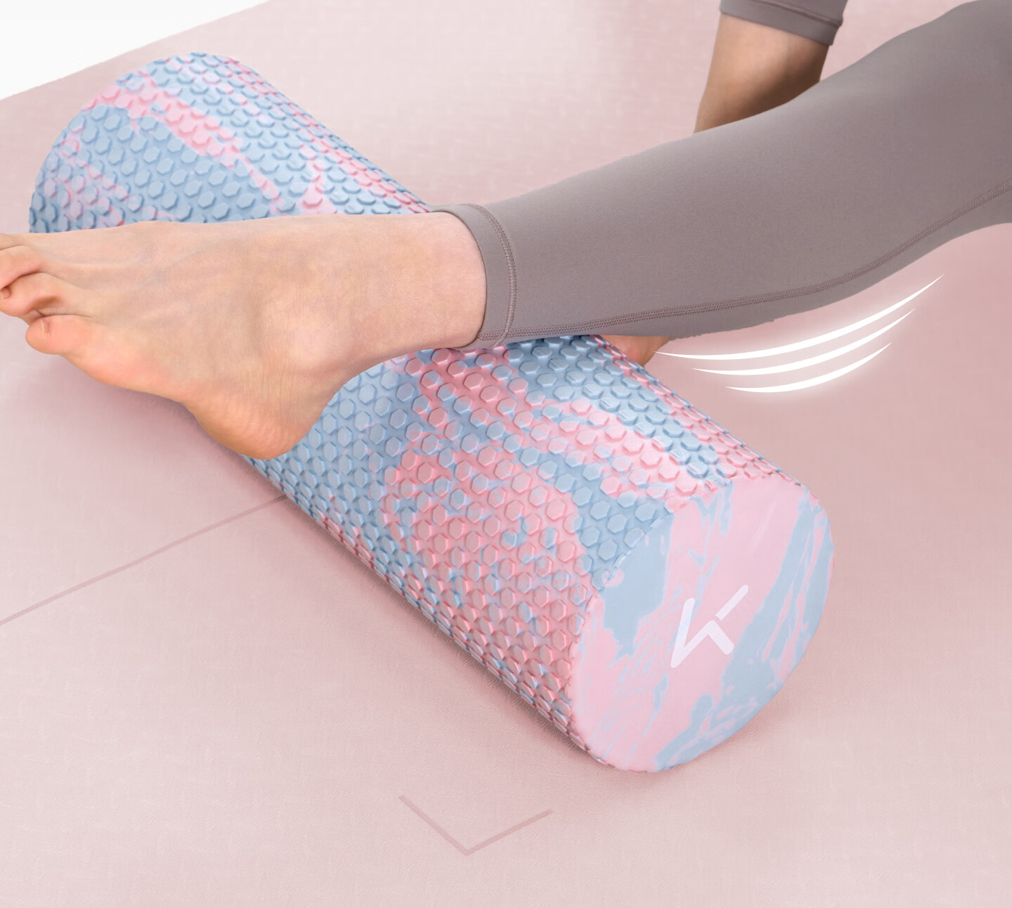 Keep Foam Roller Floating Point Beginner Solid Massage Muscle Relaxation Yoga Stick Ink Wash White Space 12