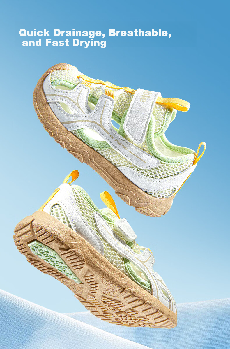Ginoble Baby Toddler Walking Shoes 2026 Summer Breathable Sandals for Boys and Girls Ages 1-5 GW1872 Ice Green 10