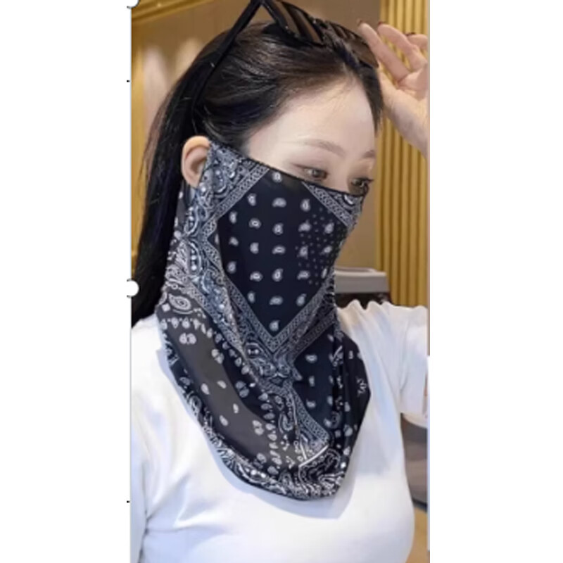 BWNK Sunscreen Face Mask Cycling Mask Neck Guard Unisex Ice Silk Summer UV Protection Breathable Face Bikini 2