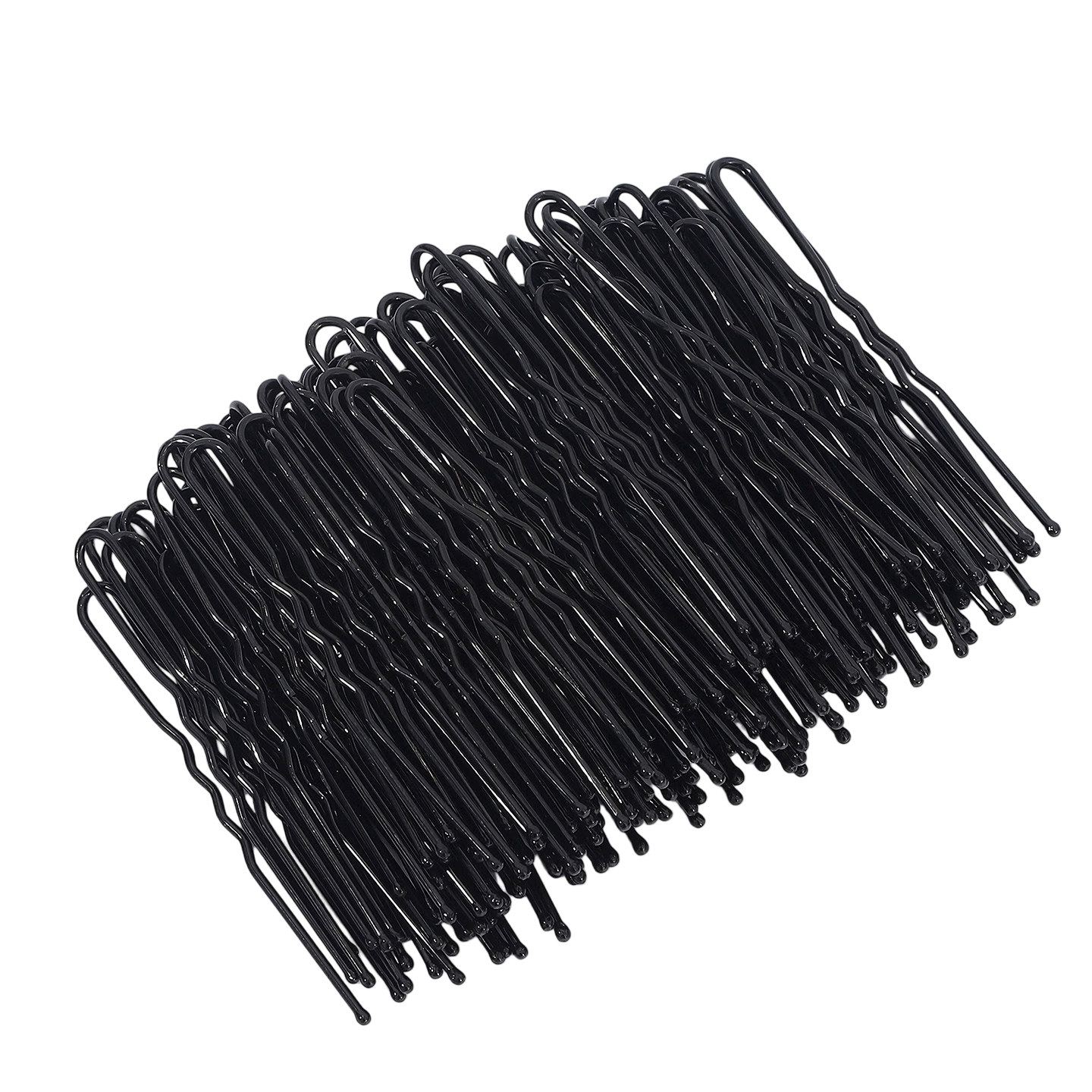 Baishangyite Black Hair Clips U-Shaped Hairpins Bun Fixing Invisible Hairpins for Women (160 Pieces)